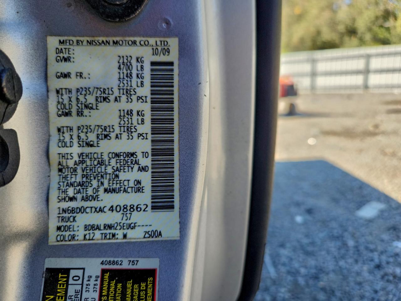 NISSAN FRONTIER KING CAB SE