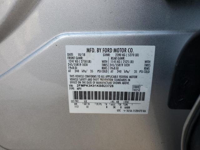 2019 FORD EDGE TITAN #3303810429