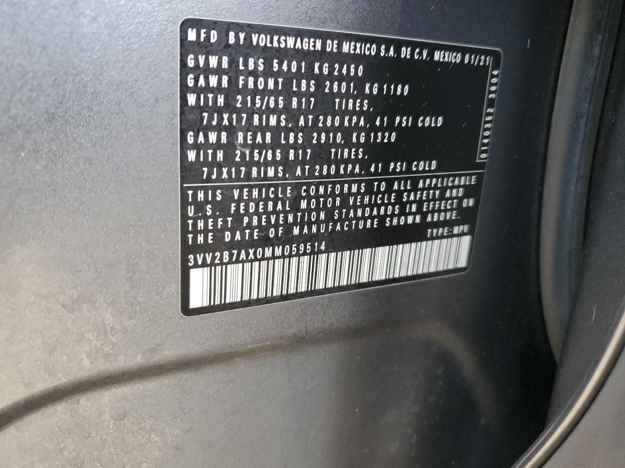 VOLKSWAGEN TIGUAN SE