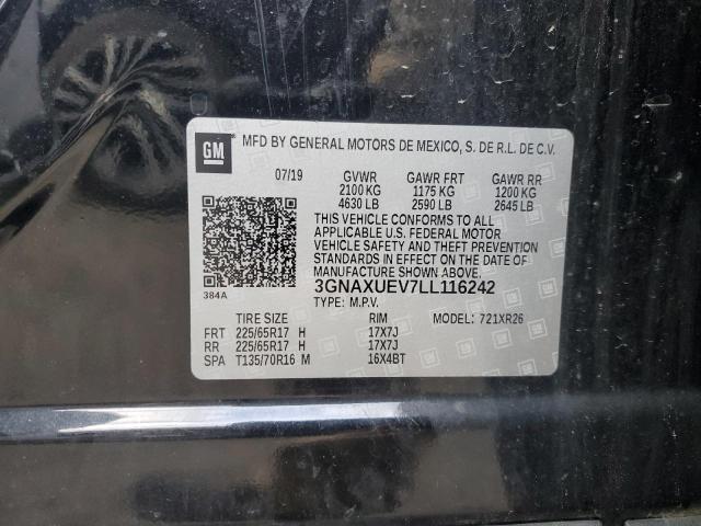 2020 CHEVROLET EQUINOX LT #3284709003