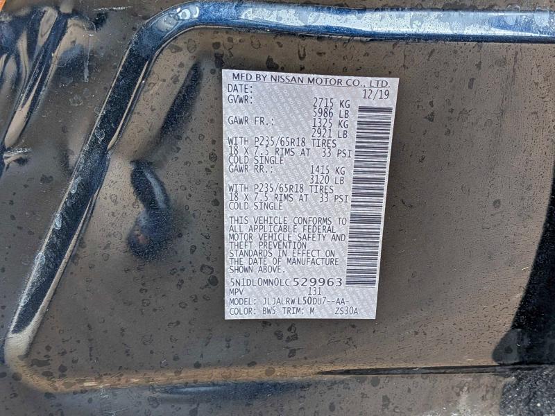 2020 INFINITI QX60 LUXE #3296214449