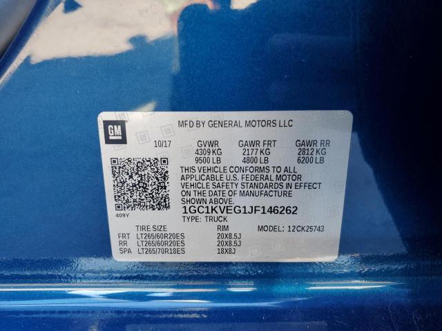 2018 CHEVROLET SILVERADO #3296894825