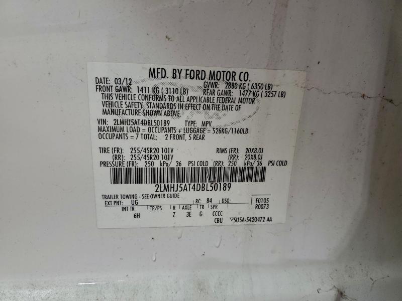 2013 LINCOLN MKT #3297942778