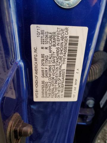 2018 ACURA TLX TECH+A #3294329875