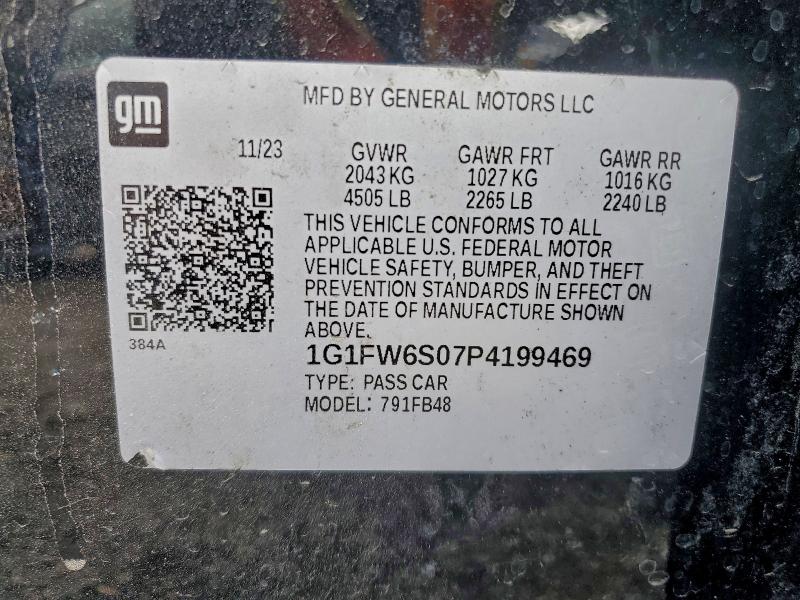 2023 CHEVROLET BOLT EV 1L #3305550075