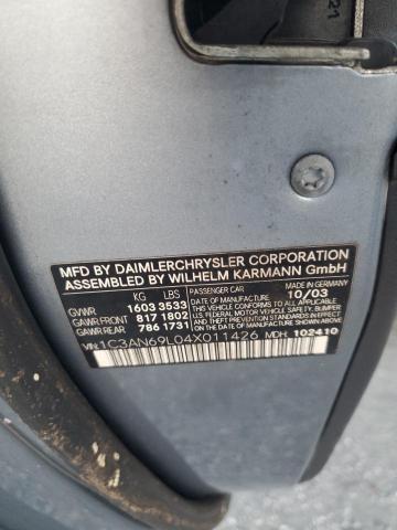 2004 CHRYSLER CROSSFIRE #3302726015