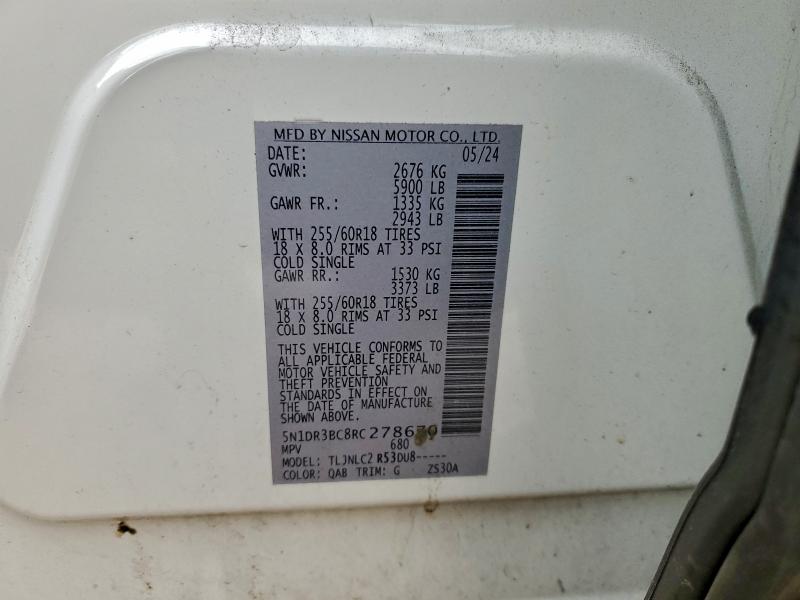 2024 NISSAN PATHFINDER #3305549078