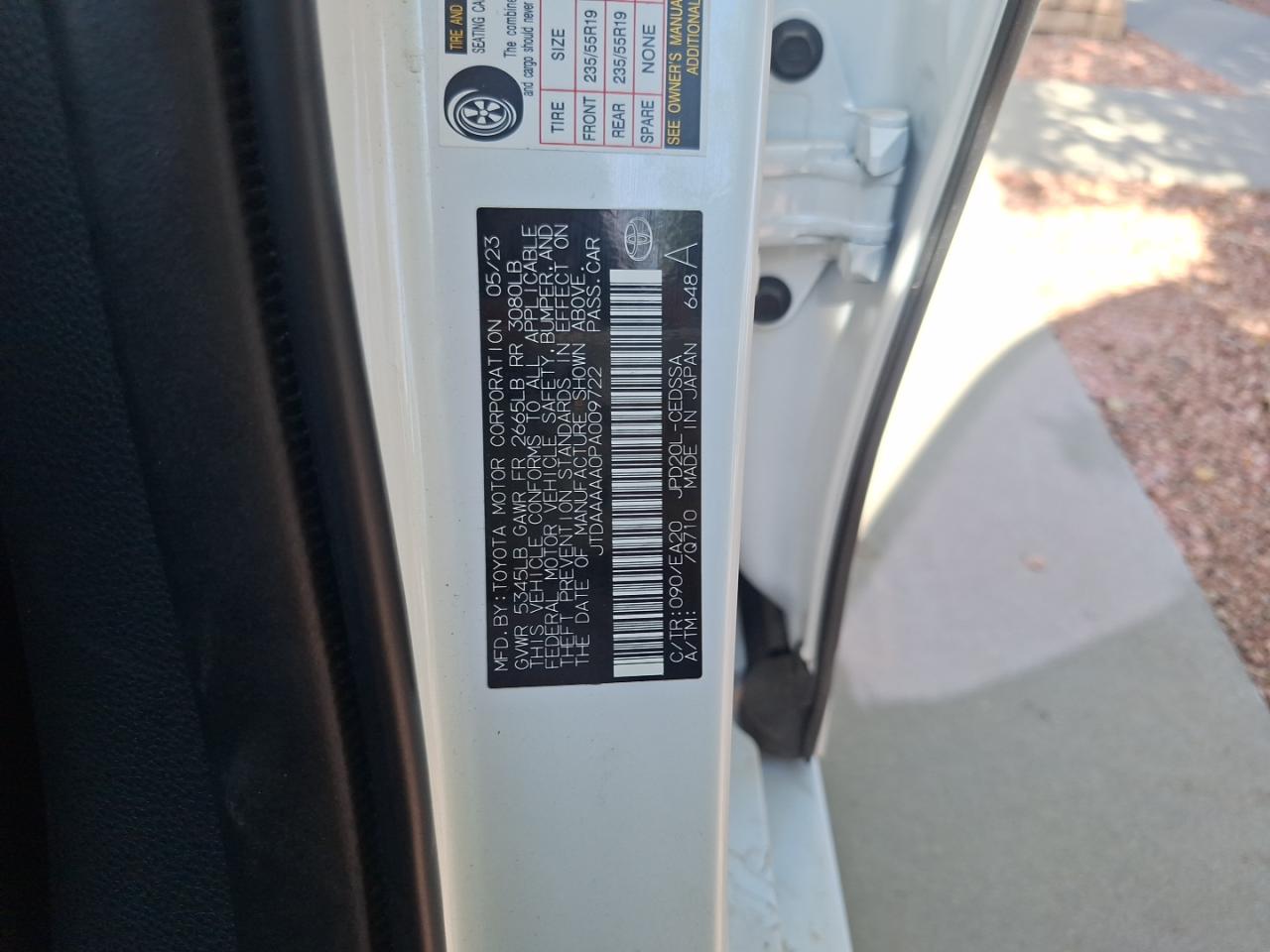 Lot #3286674296 2023 TOYOTA MIRAI XLE