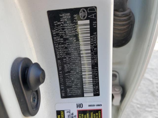 2015 TOYOTA COROLLA L #3291788583