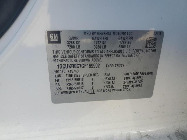 2016 CHEVROLET SILVERADO #3297163513