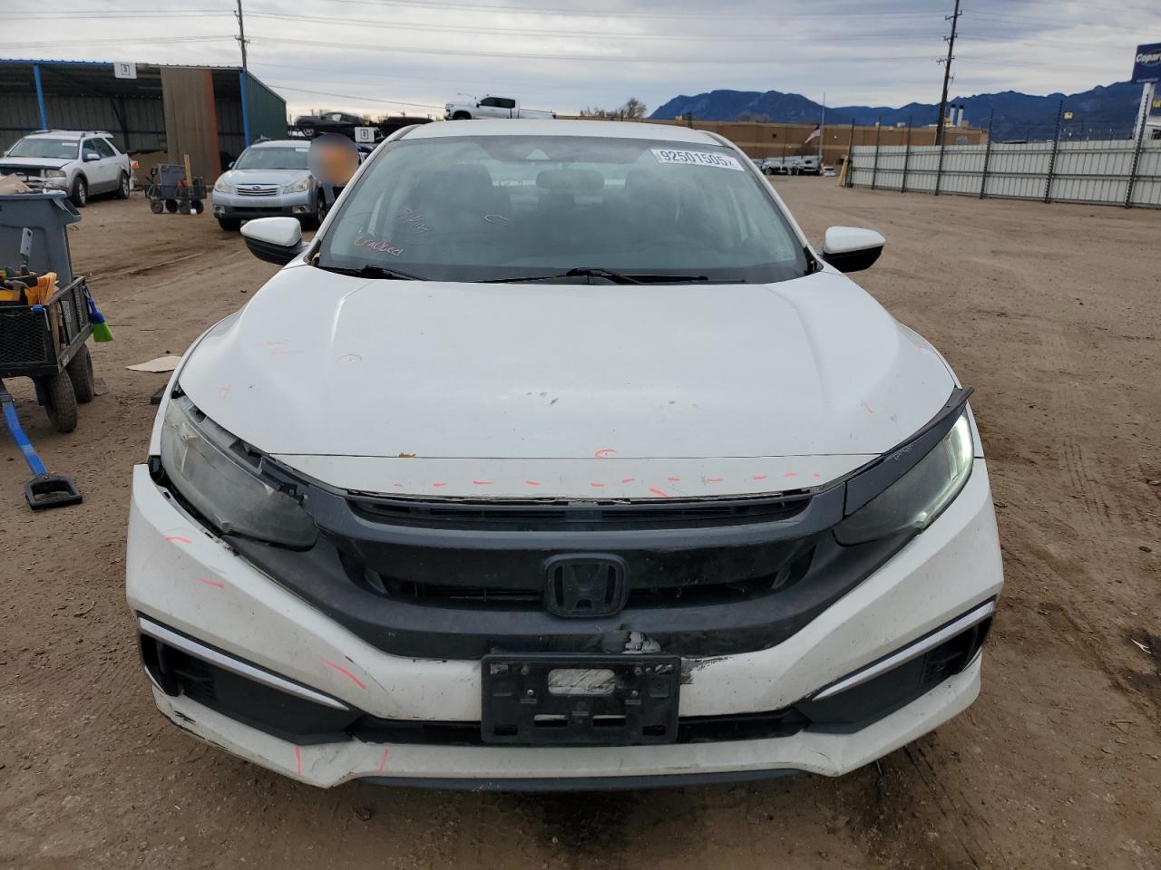 Lot #3308778021 2019 HONDA CIVIC LX