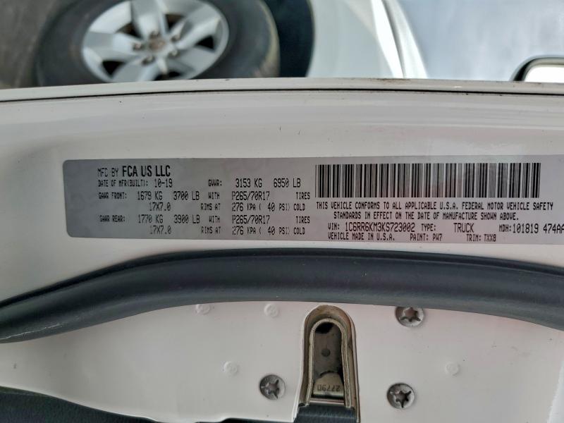 2019 RAM 1500 CLASS #3301688635