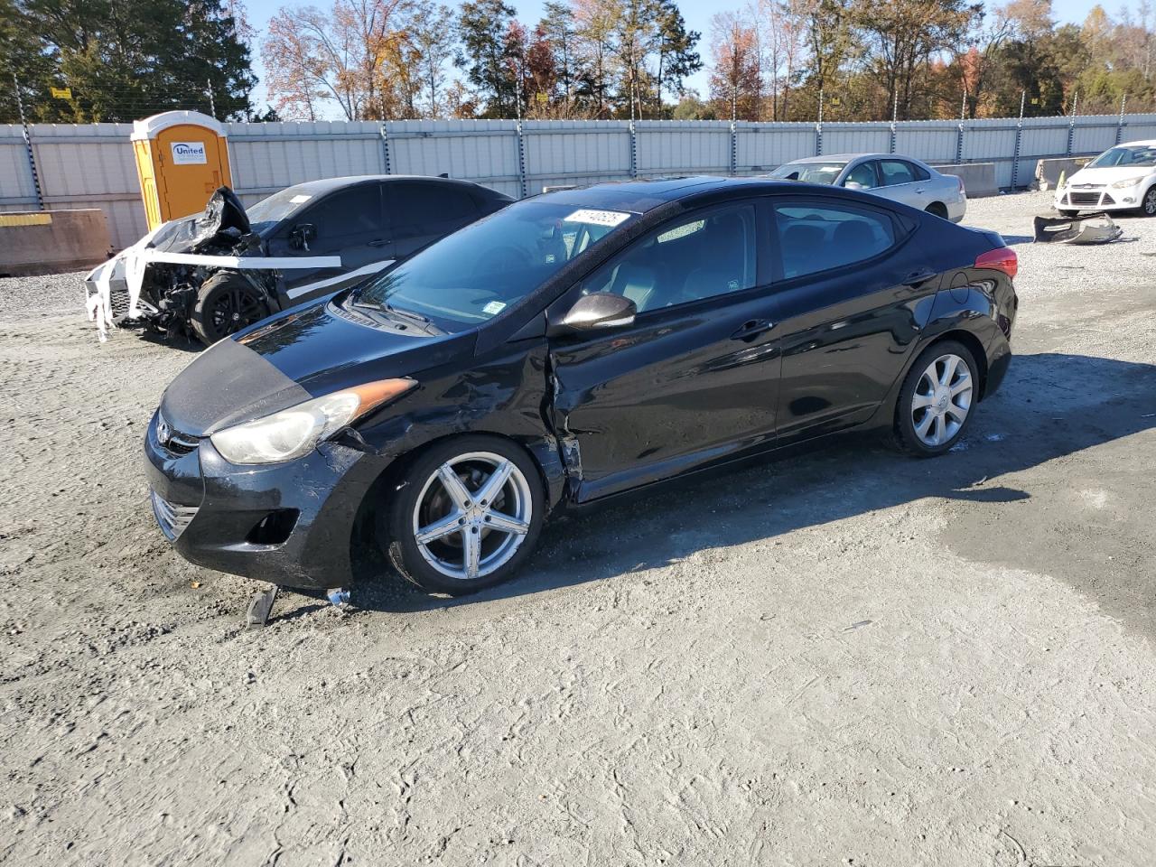 Lot #3282583922 2011 HYUNDAI ELANTRA GL