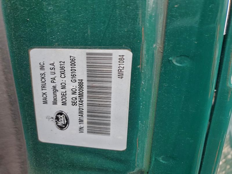 2017 MACK 600 CXU600 #3294339910