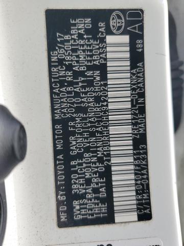 2017 TOYOTA COROLLA L #3301605653