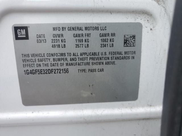 2013 BUICK LACROSSE P - 1G4GF5E32DF272156