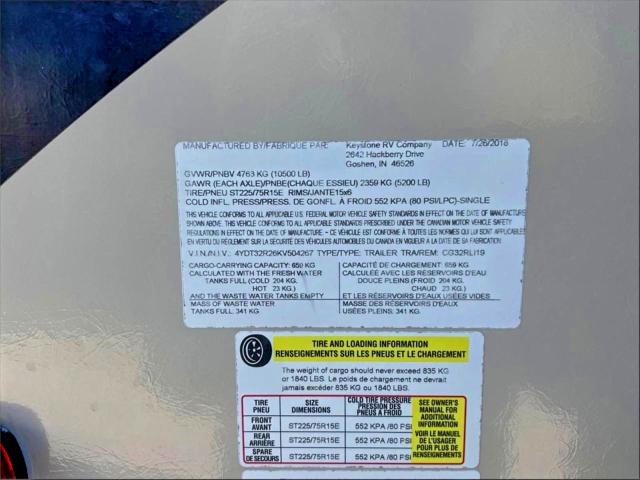 2019 KEYSTONE RV COUGAR XLI #3296987836