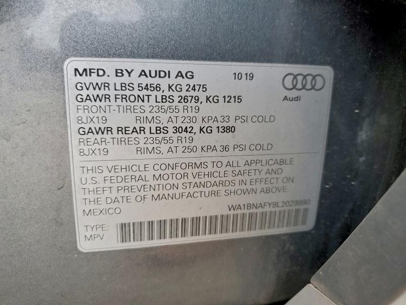 2020 AUDI Q5 PREMIUM #3315725364