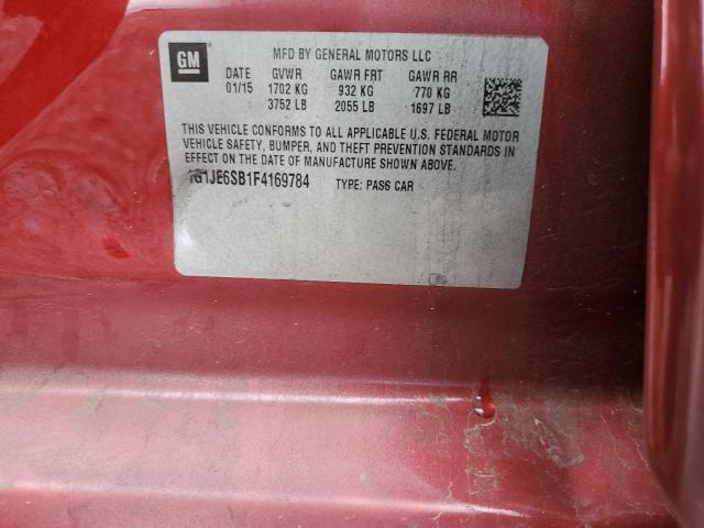 2015 CHEVROLET SONIC LTZ #3305427501