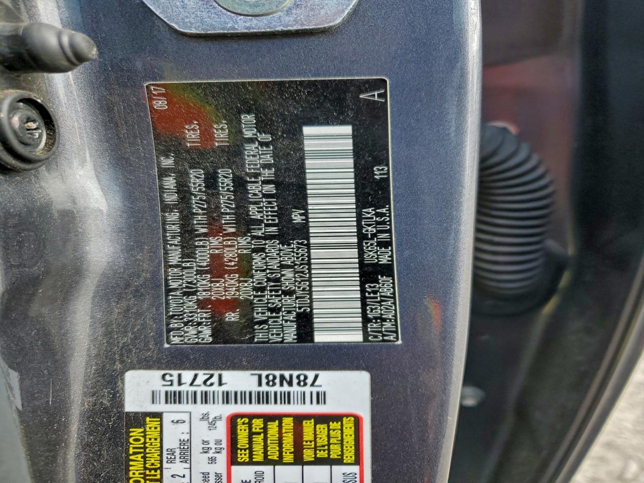 TOYOTA SEQUOIA LIMITED