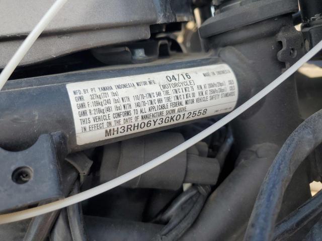 2016 YAMAHA YZFR3 #3304689947