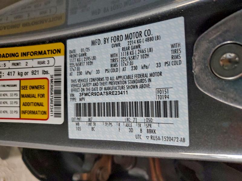 2025 FORD BRONCO SPO #3301619629