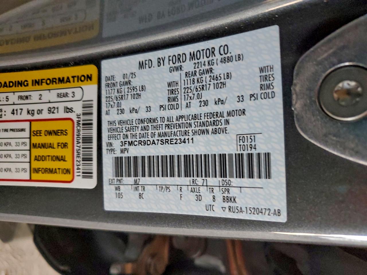 FORD BRONCO SPORT BADLANDS