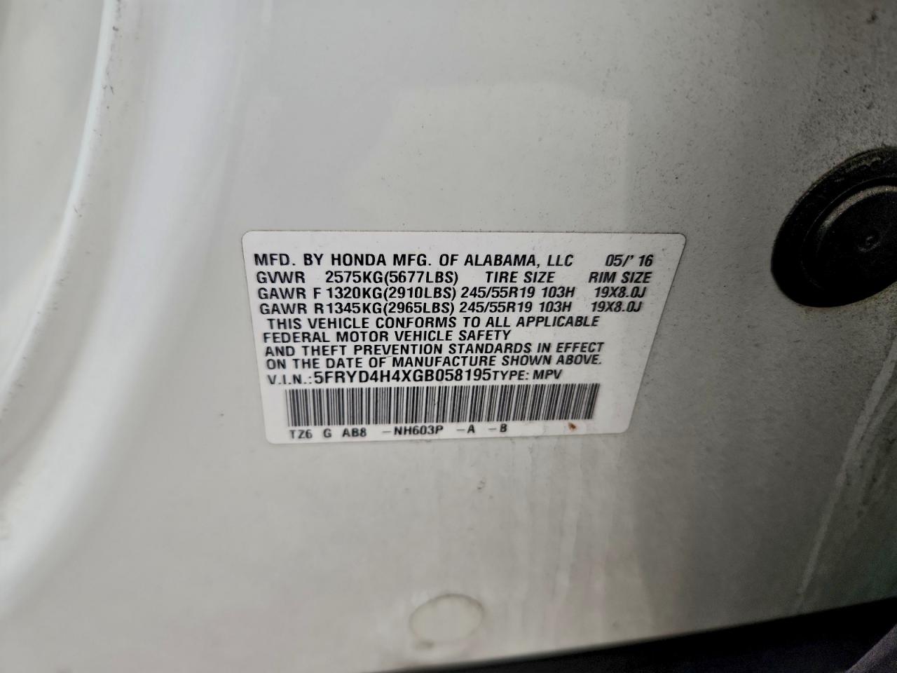 ACURA MDX TECHNOLOGY