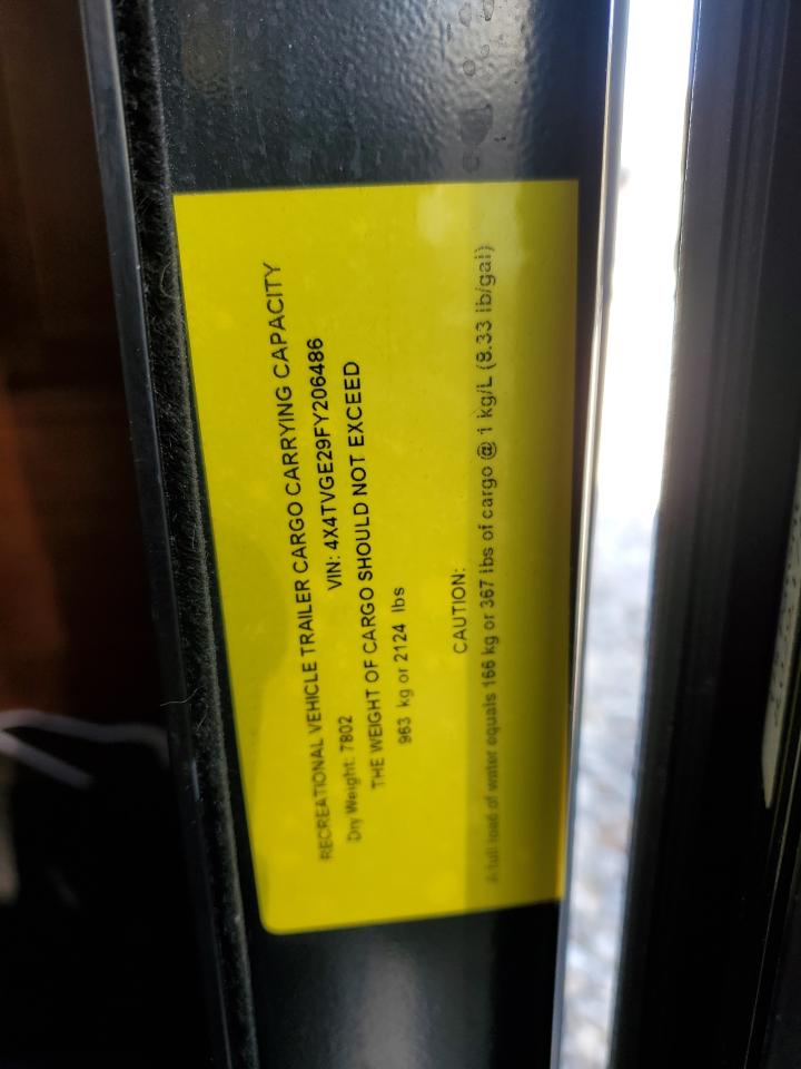 Lot #3286709286 2015 WILDWOOD VENGEANCE