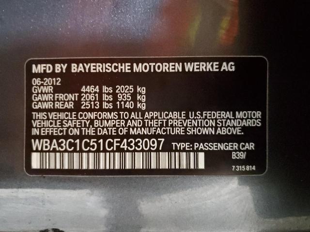 2012 BMW 328 I SULE #3305639754