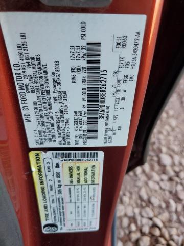 2014 FORD FUSION SE - 3FA6P0HD8ER262715