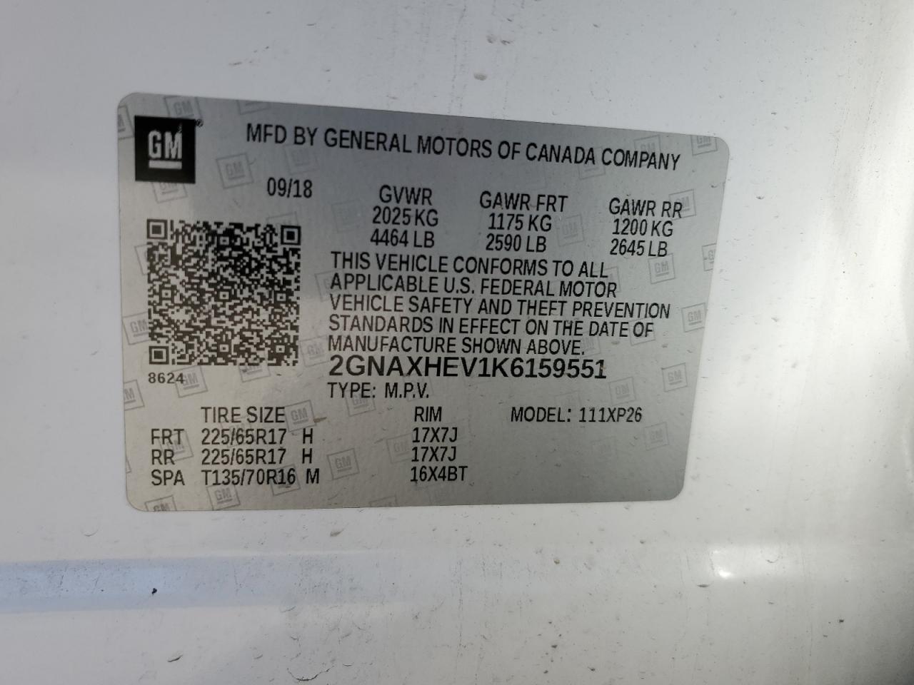 CHEVROLET EQUINOX LS