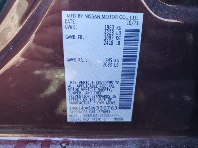 2024 NISSAN ALTIMA SV #3310877646