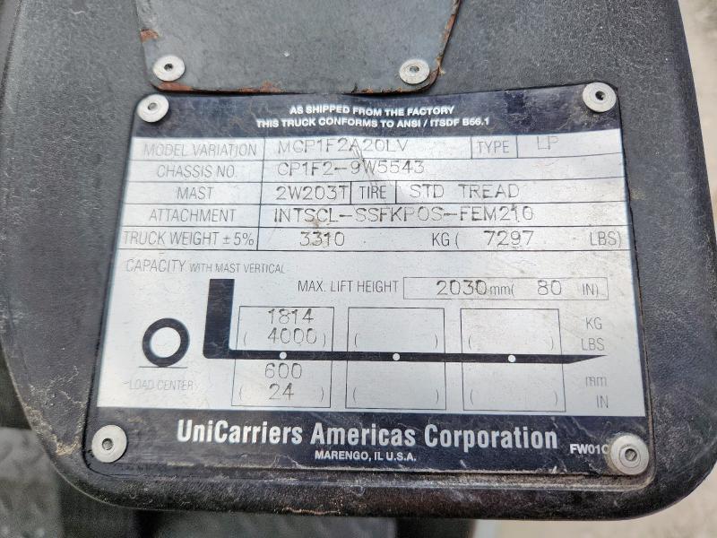 2014 NISS FORKLIFT #3304635943