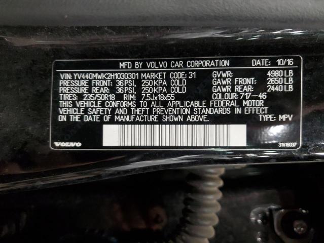 2017 VOLVO V60 CROSS #3285555266