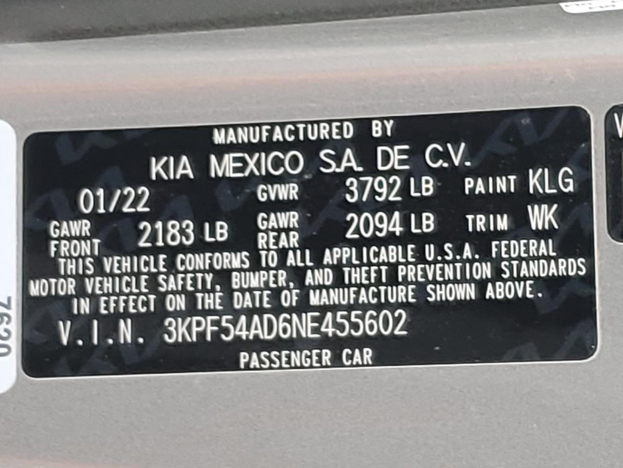 KIA FORTE GT LINE