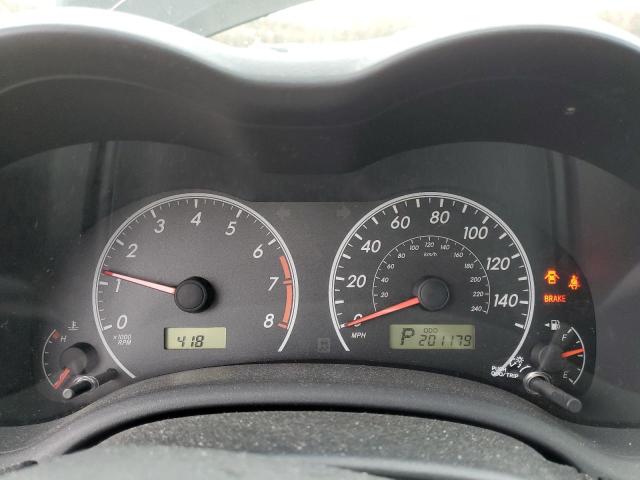 2009 TOYOTA COROLLA BA #3302864902