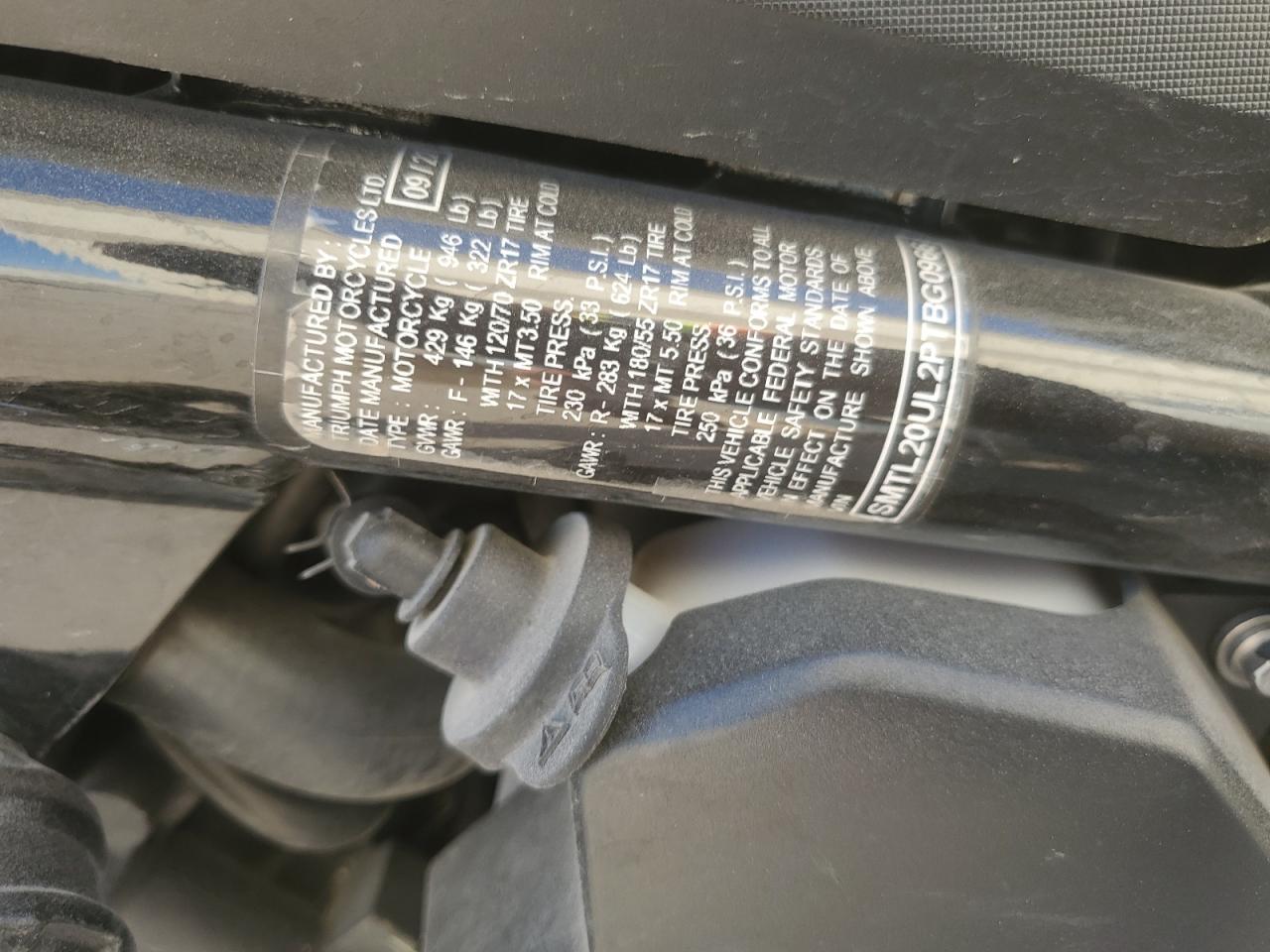 Lot #3290662504 2023 TRIUMPH MOTORCYCLE TIGER SPOR