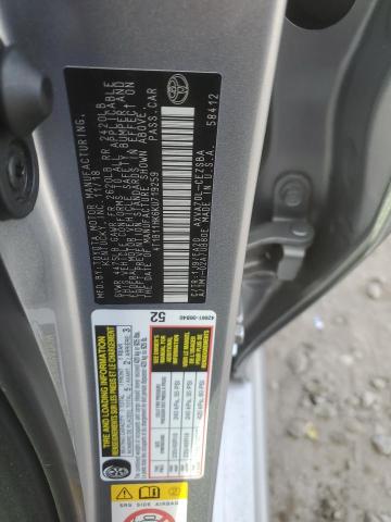 2019 TOYOTA CAMRY L #3291788587