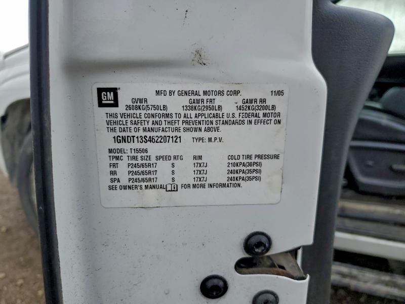 2006 CHEVROLET TRAILBLAZE #3298234063