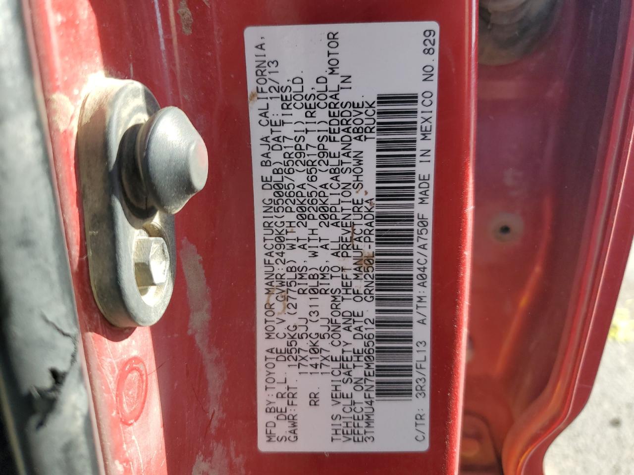 TOYOTA TACOMA DOUBLE CAB LONG BED