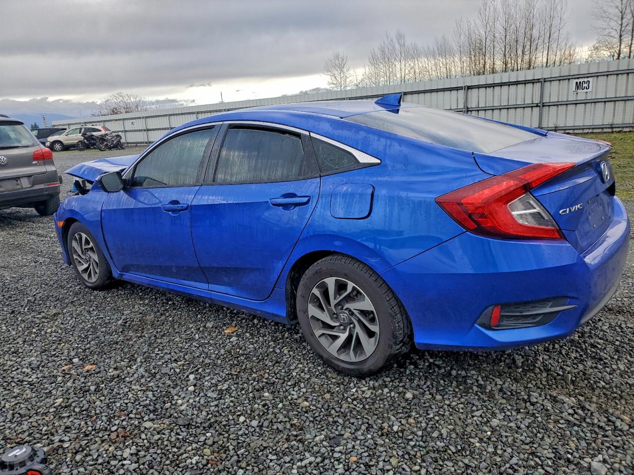 Lot #3315903140 2018 HONDA CIVIC EX