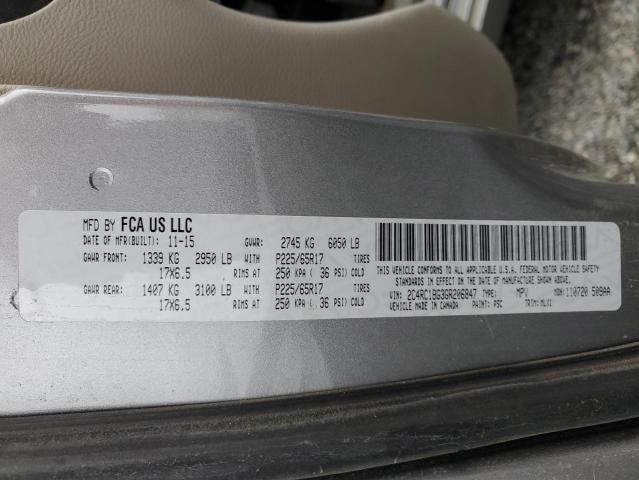 2016 CHRYSLER TOWN & COU #3294712144