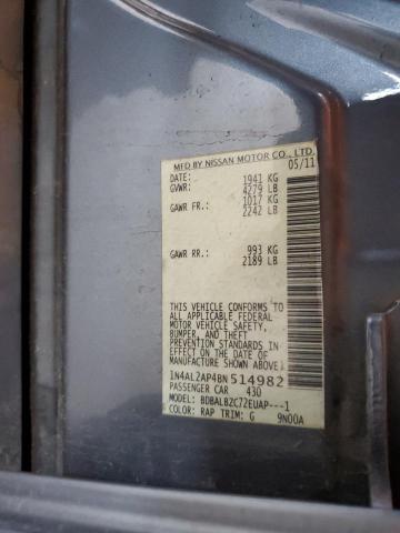 2011 NISSAN ALTIMA BAS #3280620418