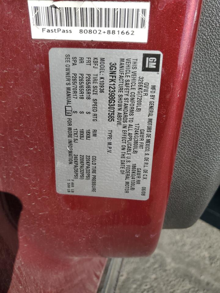 Lot #3298068140 2008 CHEVROLET AVALANCHE