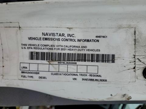 2022 INTERNATIONAL MV607 #3297966822