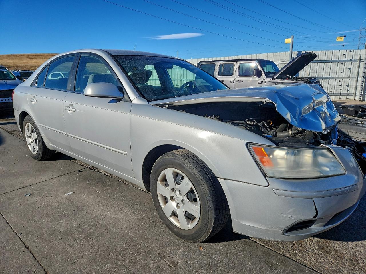 Lot #3296680099 2009 HYUNDAI SONATA GLS