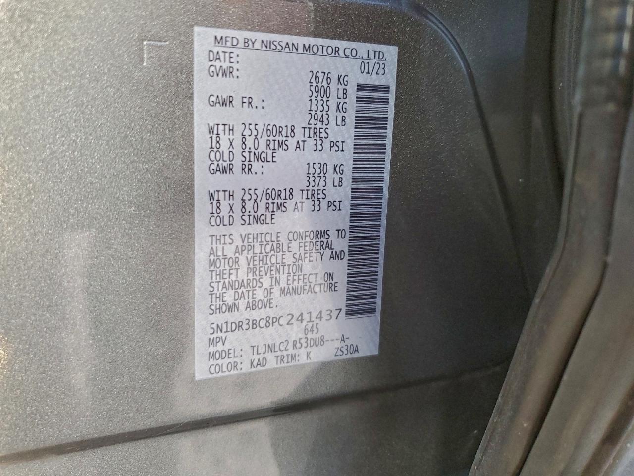 NISSAN PATHFINDER SV