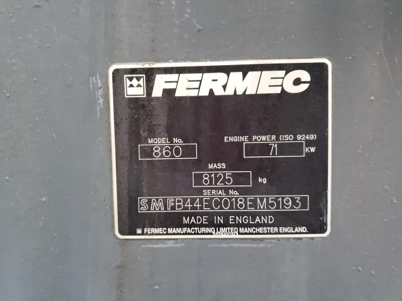 Lot #3305373323 2001 TERX 860