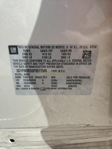 2015 CADILLAC SRX PREMIU #3292450677